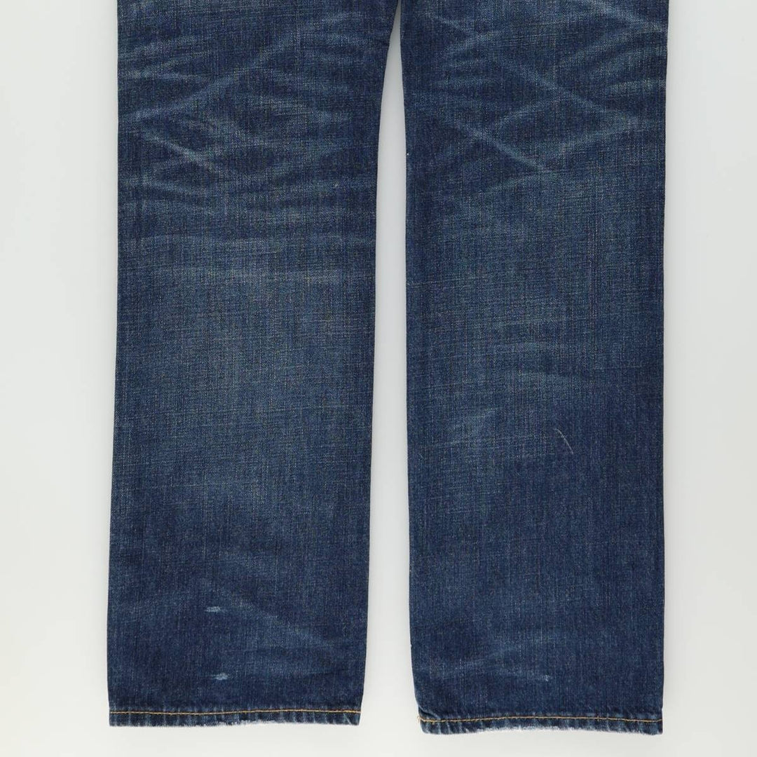 Ralph Lauren POLO RALPH LAUREN men's tapered denim pants, size W37 cotton blue type Vintage Second Hand