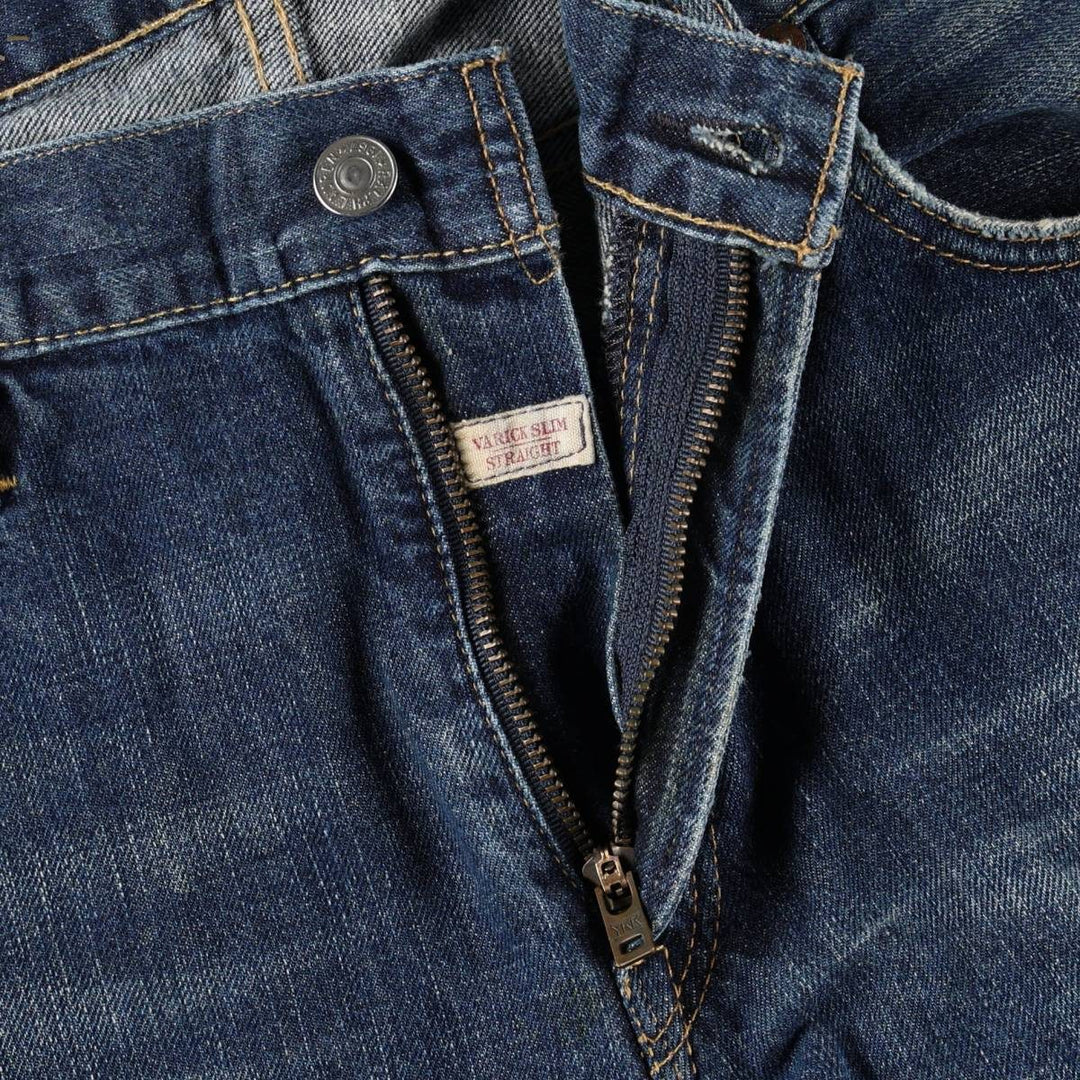 Ralph Lauren POLO RALPH LAUREN men's tapered denim pants, size W37 cotton blue type Vintage Second Hand
