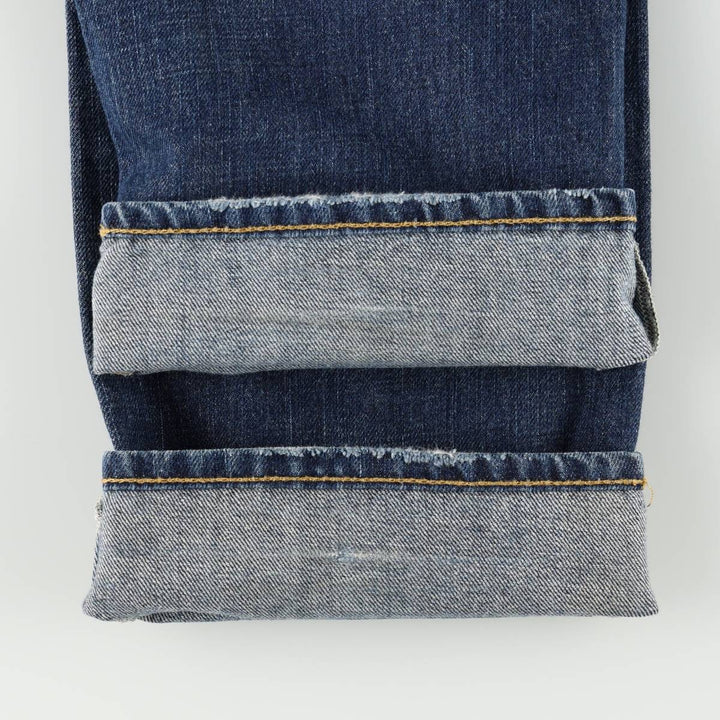 Ralph Lauren POLO RALPH LAUREN men's tapered denim pants, size W37 cotton blue type Vintage Second Hand