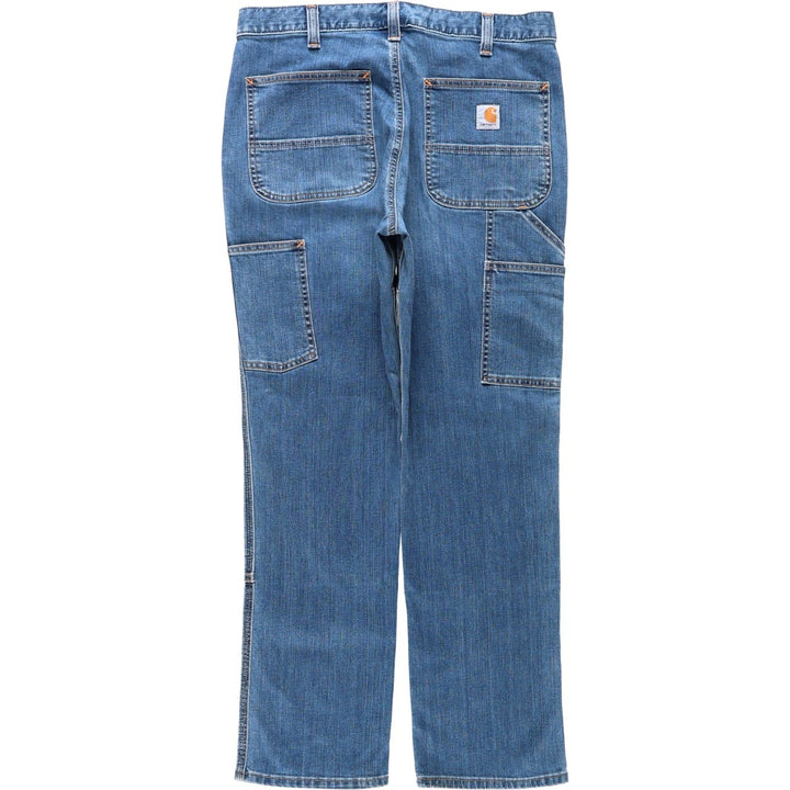 Carhartt Relaxed Fit Denim Painter Pants, Men's, W34 equivalent cotton blue type Vintage Second Hand