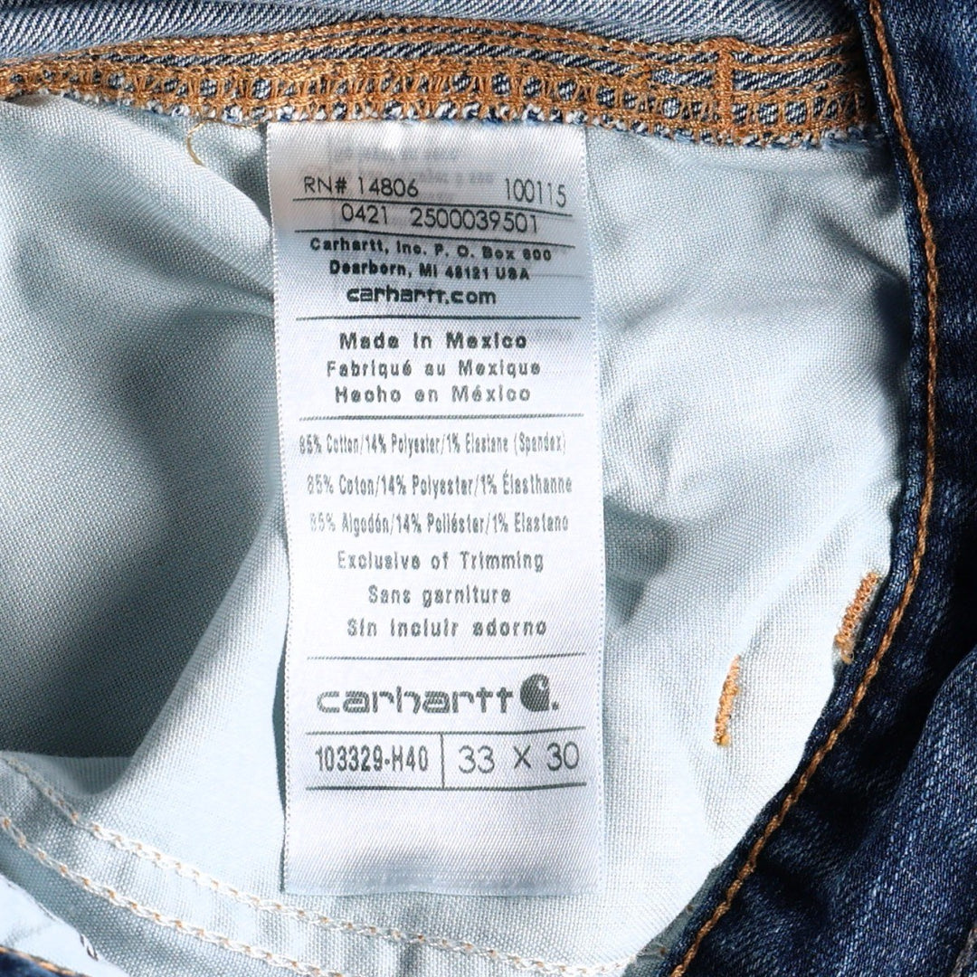 Carhartt Relaxed Fit Denim Painter Pants, Men's, W34 equivalent cotton blue type Vintage Second Hand