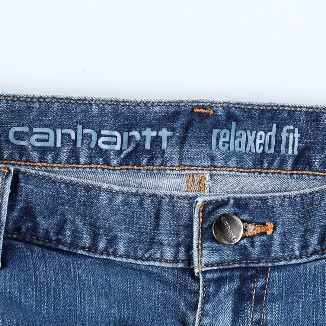 Carhartt Relaxed Fit Denim Painter Pants, Men's, W34 equivalent cotton blue type Vintage Second Hand