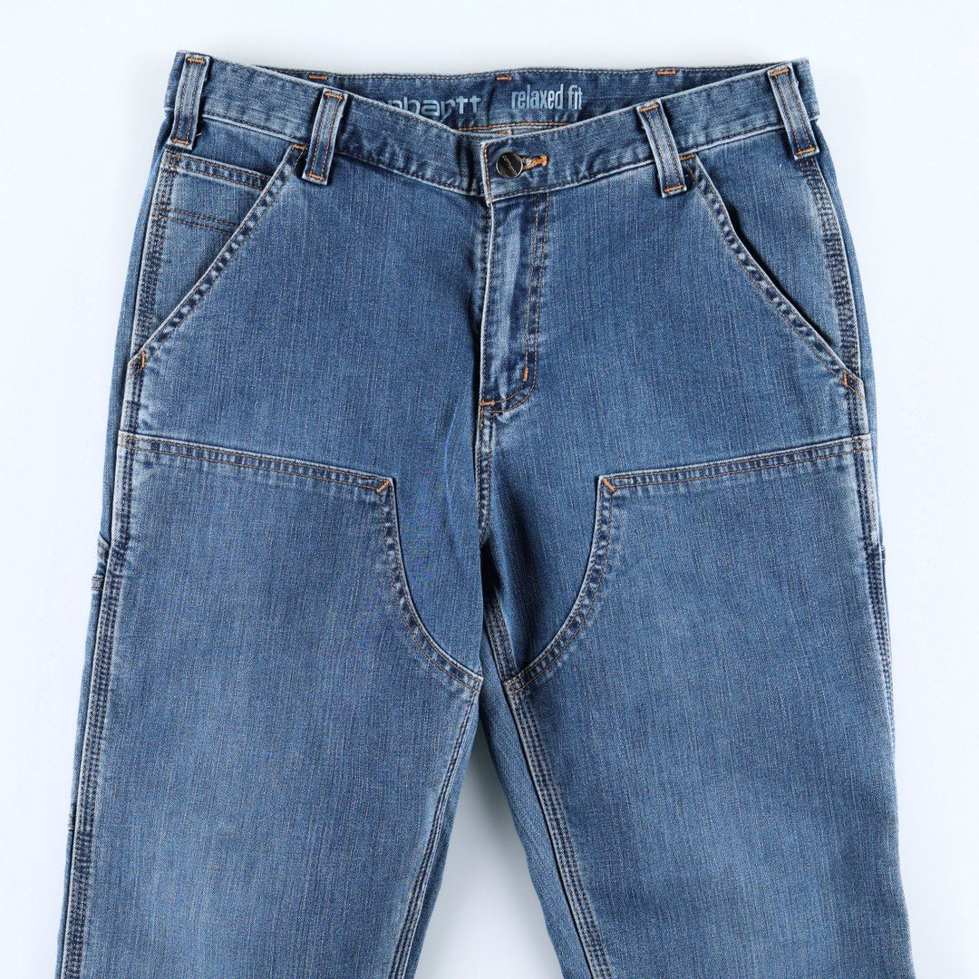 Carhartt Relaxed Fit Denim Painter Pants, Men's, W34 equivalent cotton blue type Vintage Second Hand