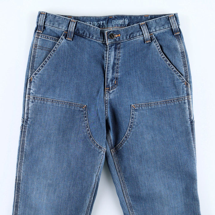 Carhartt Relaxed Fit Denim Painter Pants, Men's, W34 equivalent cotton blue type Vintage Second Hand
