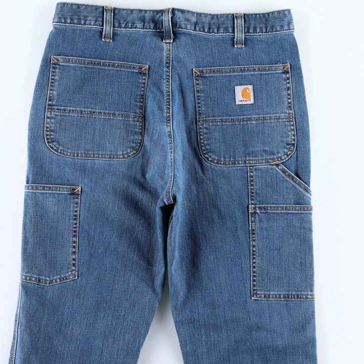 Carhartt Relaxed Fit Denim Painter Pants, Men's, W34 equivalent cotton blue type Vintage Second Hand