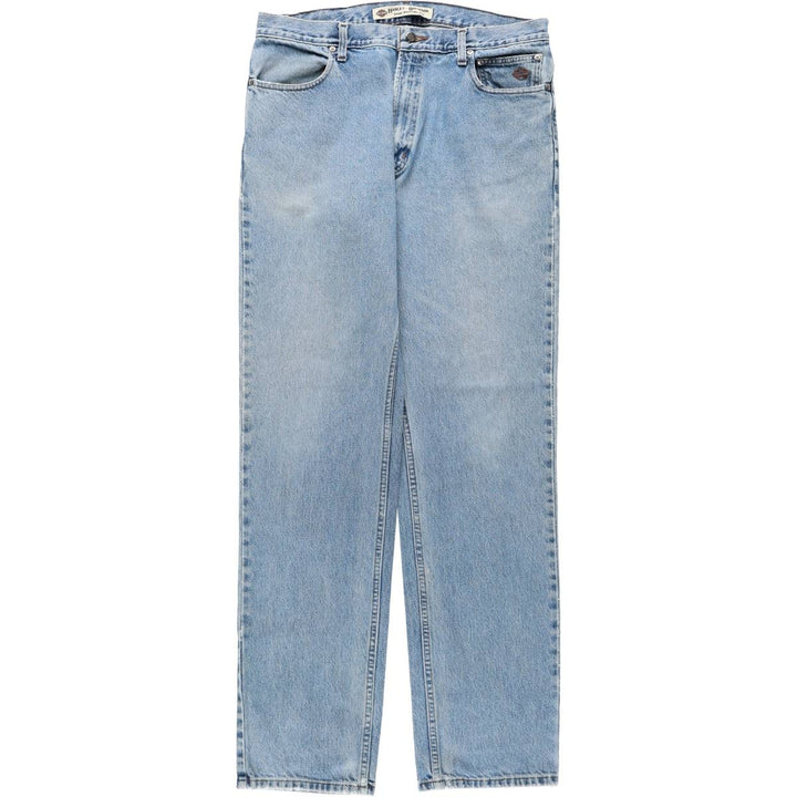 Harley-Davidson Tapered Denim Pants, Men's Size W37 (approx.) cotton blue type Vintage Second Hand