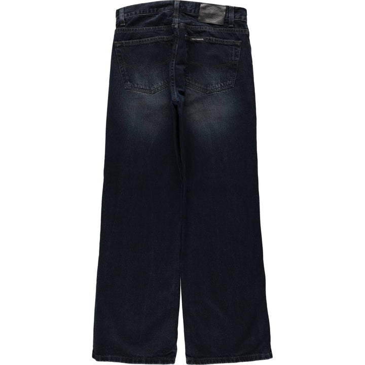 Harley-Davidson Straight Denim Pants, Men's Size W31 (approx.) cotton navy blue type Vintage Second Hand