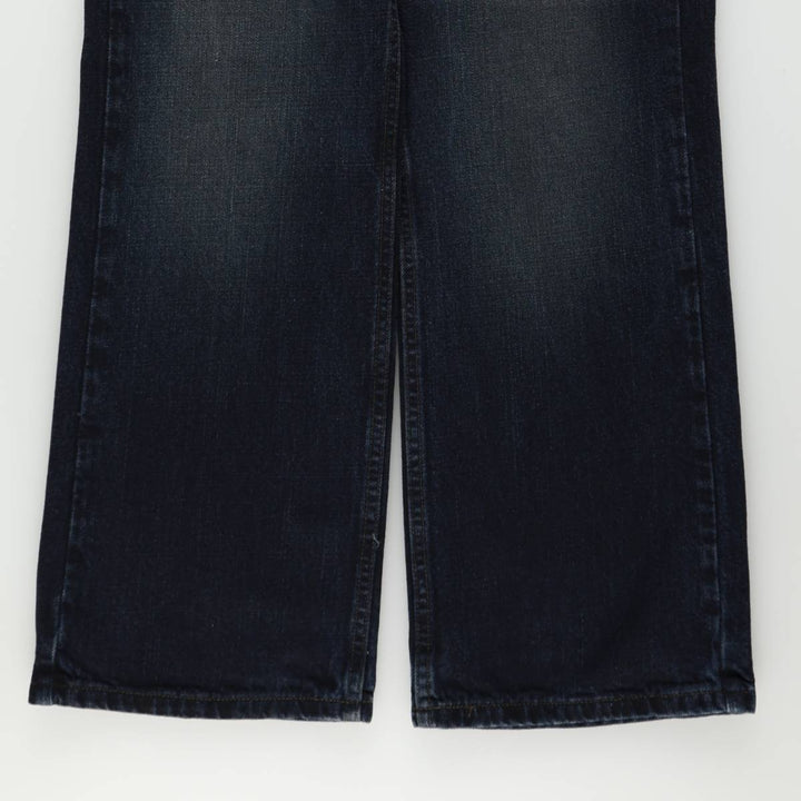 Harley-Davidson Straight Denim Pants, Men's Size W31 (approx.) cotton navy blue type Vintage Second Hand