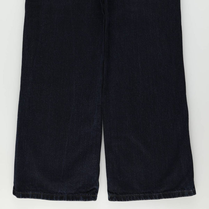 Harley-Davidson Straight Denim Pants, Men's Size W31 (approx.) cotton navy blue type Vintage Second Hand