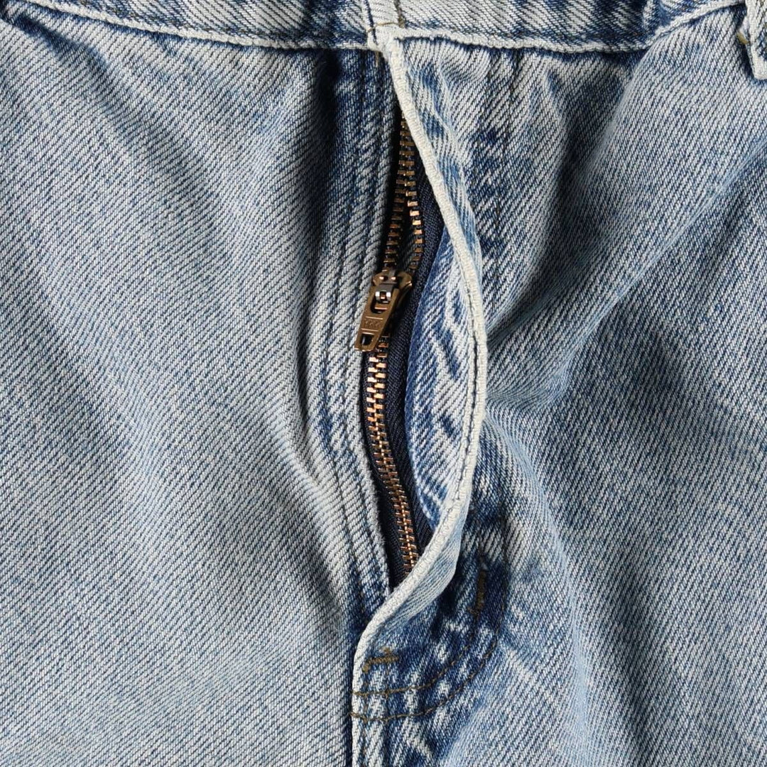Harley-Davidson Tapered Denim Pants for Men, W35 equivalent unclear blue type Vintage Second Hand