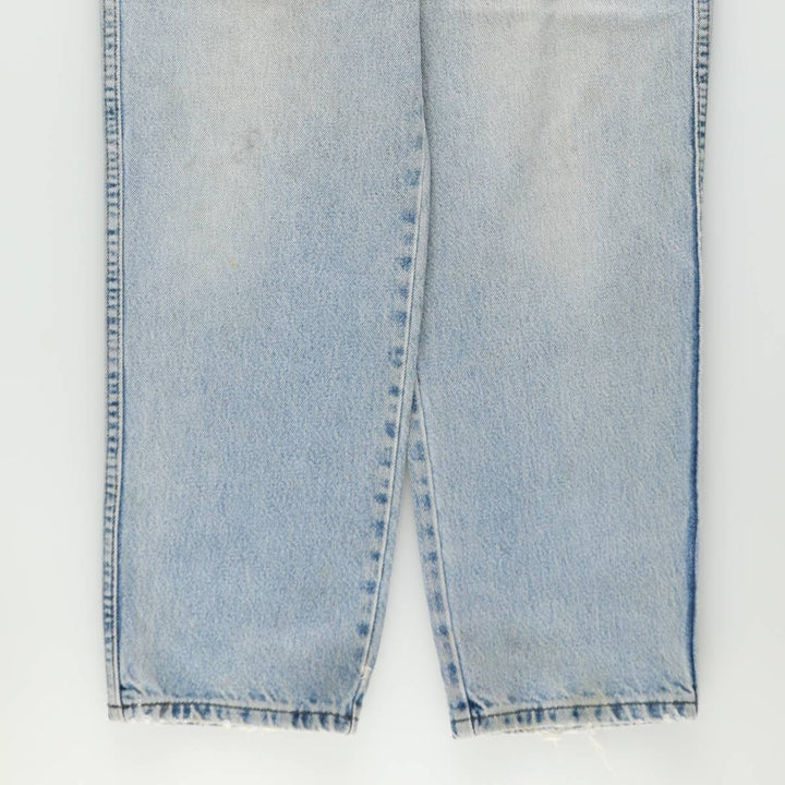 Harley-Davidson Tapered Denim Pants for Men, W35 equivalent unclear blue type Vintage Second Hand