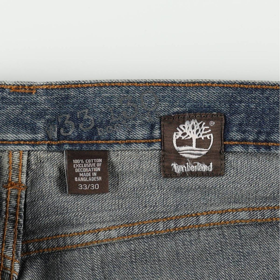Timberland straight-leg denim pants, men's size W36 (approx.) cotton blue type Vintage Second Hand