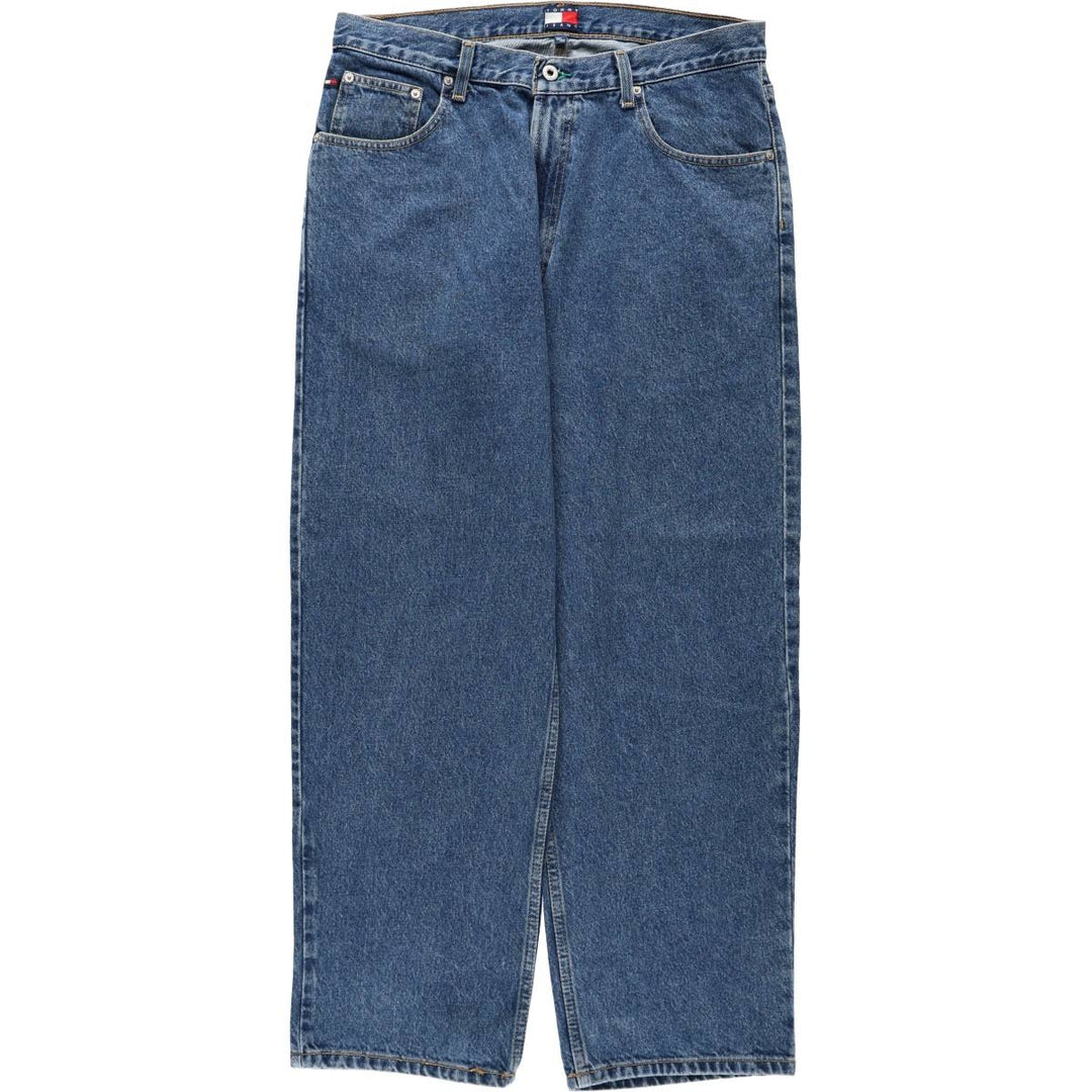 1990'S Tommy Hilfiger Tapered Denim Pants, Men's Size W36 (approx.), Vintage cotton blue type Vintage Second Hand