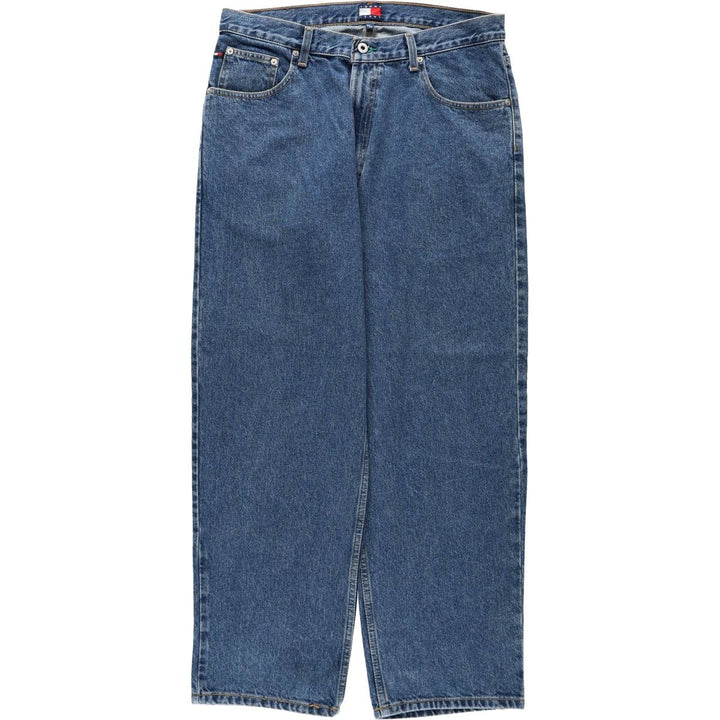 1990'S Tommy Hilfiger Tapered Denim Pants, Men's Size W36 (approx.), Vintage cotton blue type Vintage Second Hand