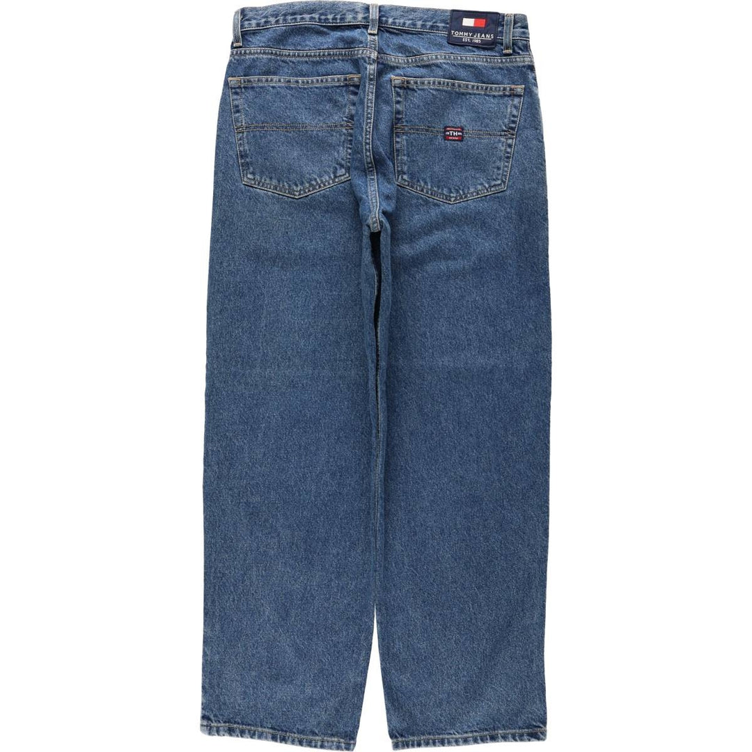 1990'S Tommy Hilfiger Tapered Denim Pants, Men's Size W36 (approx.), Vintage cotton blue type Vintage Second Hand