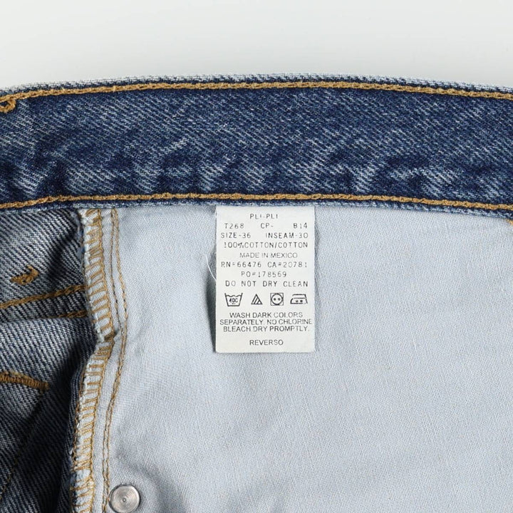 1990'S Tommy Hilfiger Tapered Denim Pants, Men's Size W36 (approx.), Vintage cotton blue type Vintage Second Hand