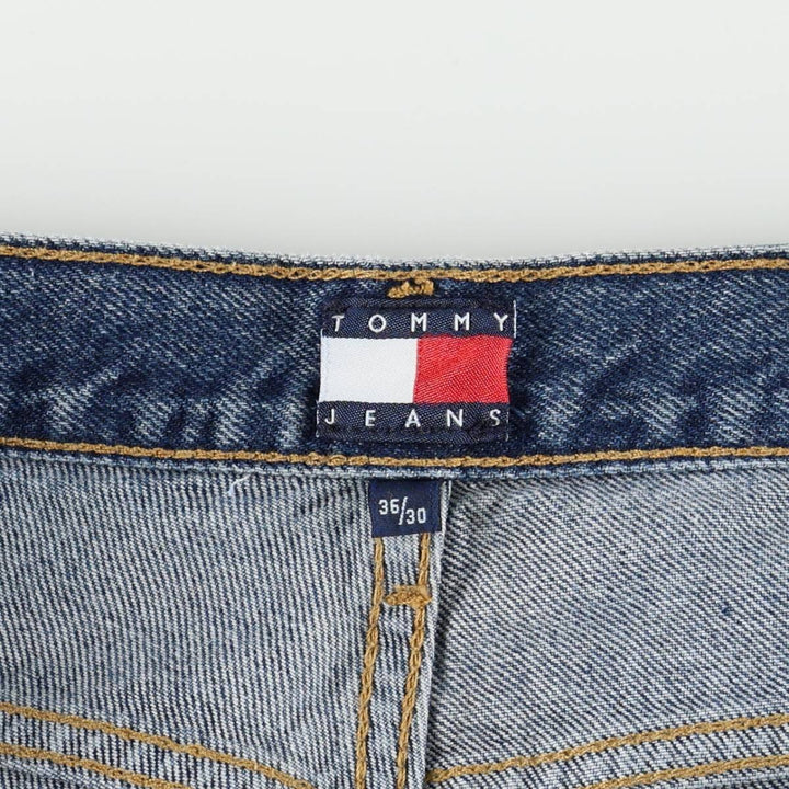 1990'S Tommy Hilfiger Tapered Denim Pants, Men's Size W36 (approx.), Vintage cotton blue type Vintage Second Hand