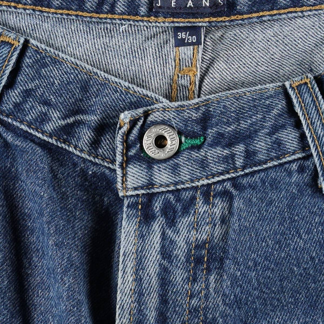 1990'S Tommy Hilfiger Tapered Denim Pants, Men's Size W36 (approx.), Vintage cotton blue type Vintage Second Hand