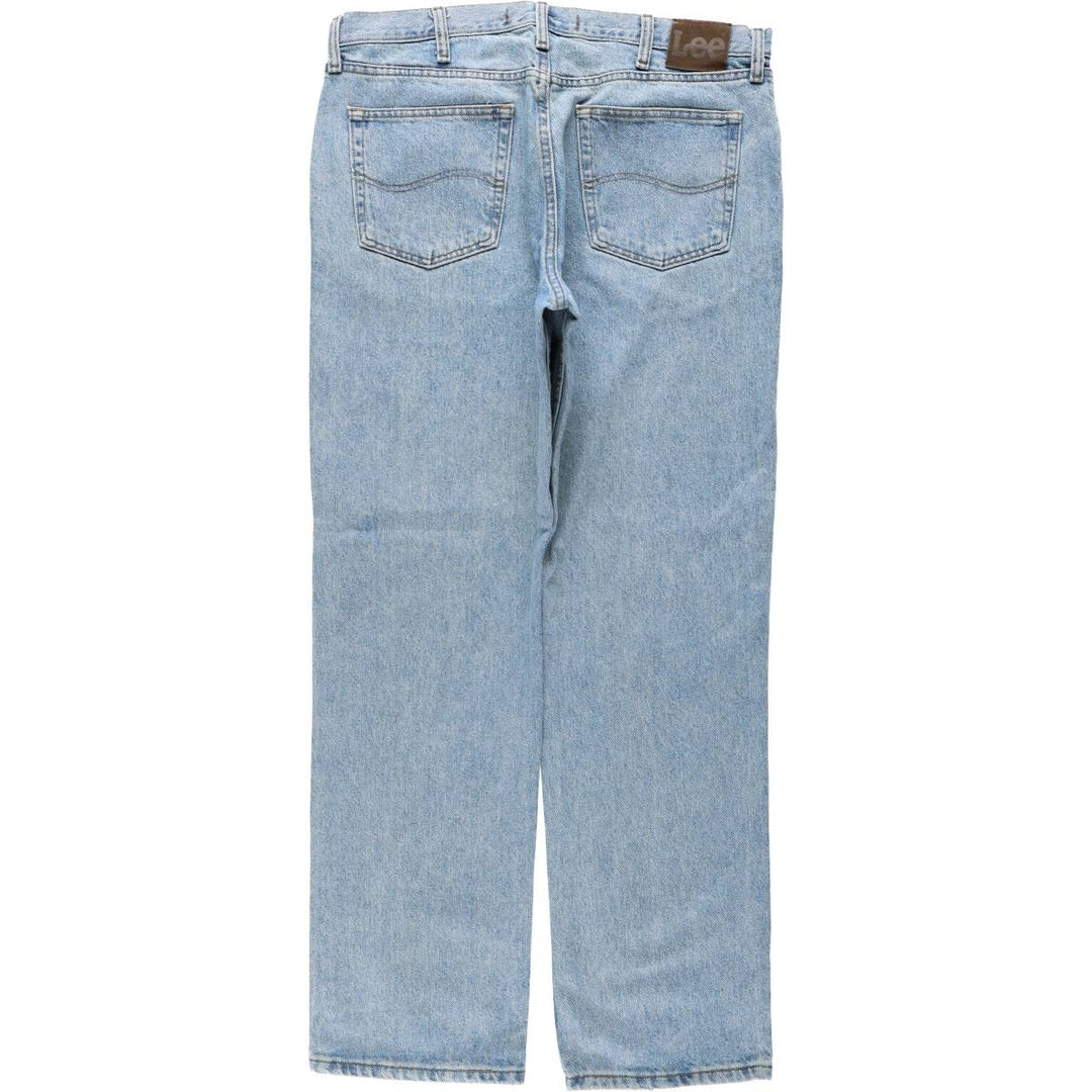 Lee Regular Fit Tapered Denim Pants, Men's Size W37 (approx.) cotton blue type Vintage Second Hand