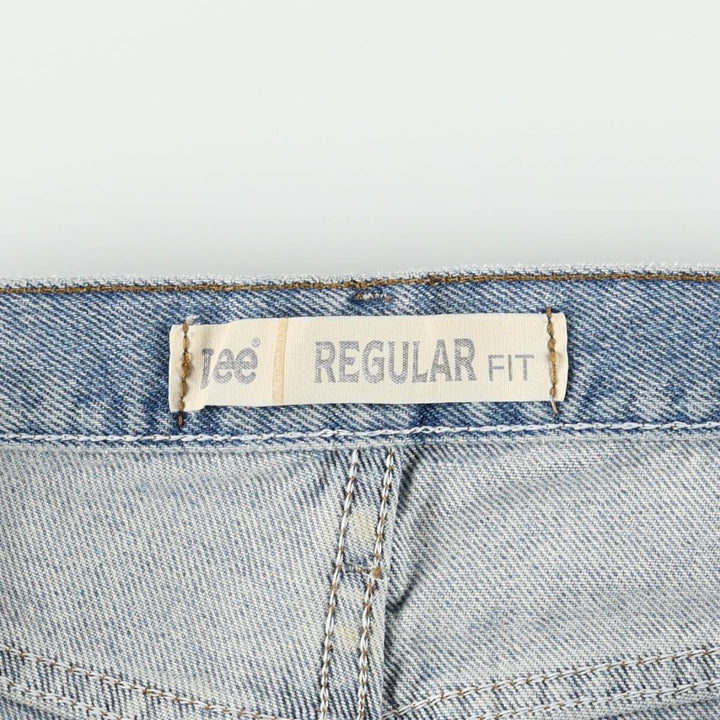 Lee Regular Fit Tapered Denim Pants, Men's Size W37 (approx.) cotton blue type Vintage Second Hand