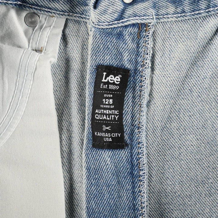 Lee Regular Fit Tapered Denim Pants, Men's Size W37 (approx.) cotton blue type Vintage Second Hand