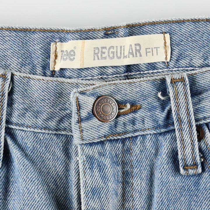 Lee Regular Fit Tapered Denim Pants, Men's Size W37 (approx.) cotton blue type Vintage Second Hand