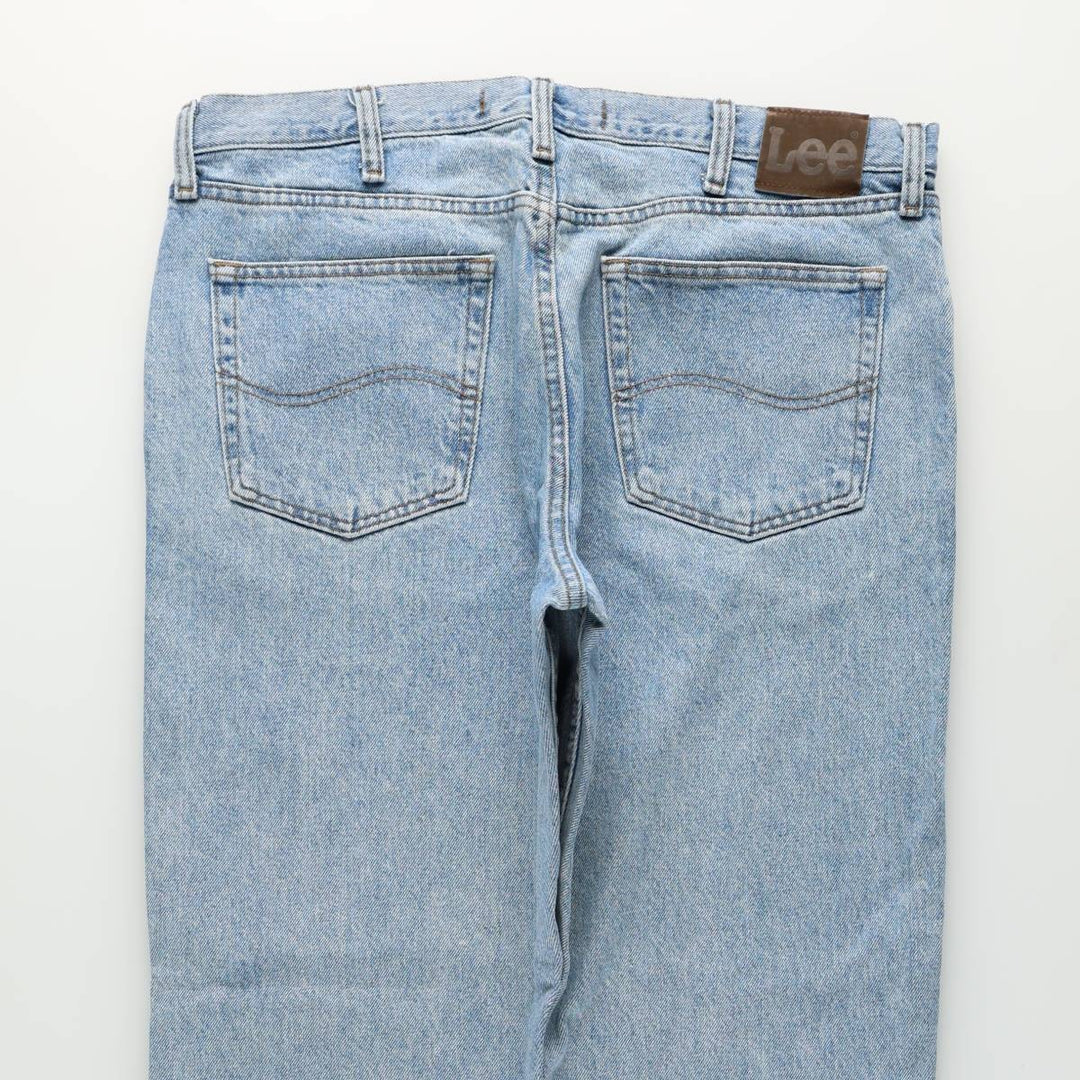 Lee Regular Fit Tapered Denim Pants, Men's Size W37 (approx.) cotton blue type Vintage Second Hand
