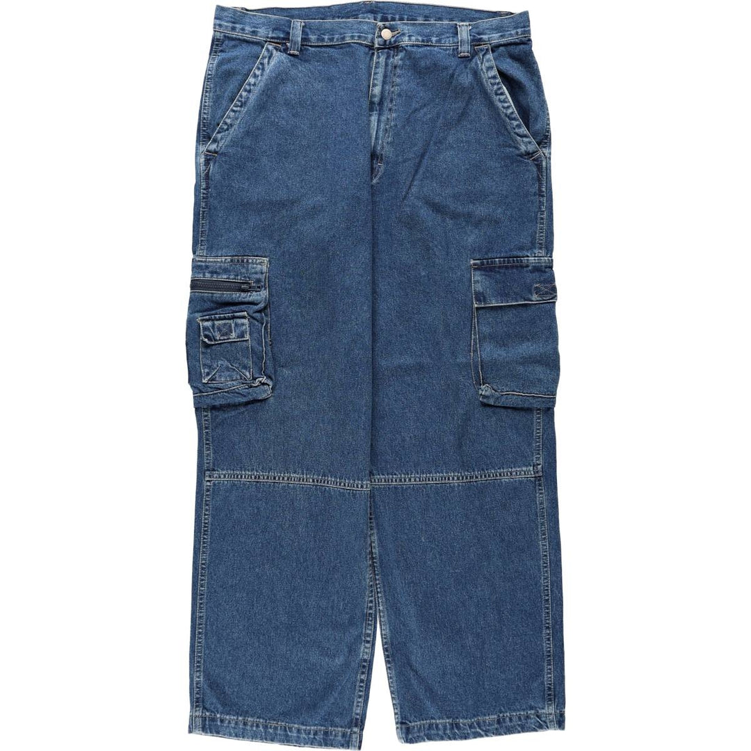 Wrangler denim cargo pants, men's size W38 (approx.) cotton blue type Vintage Second Hand