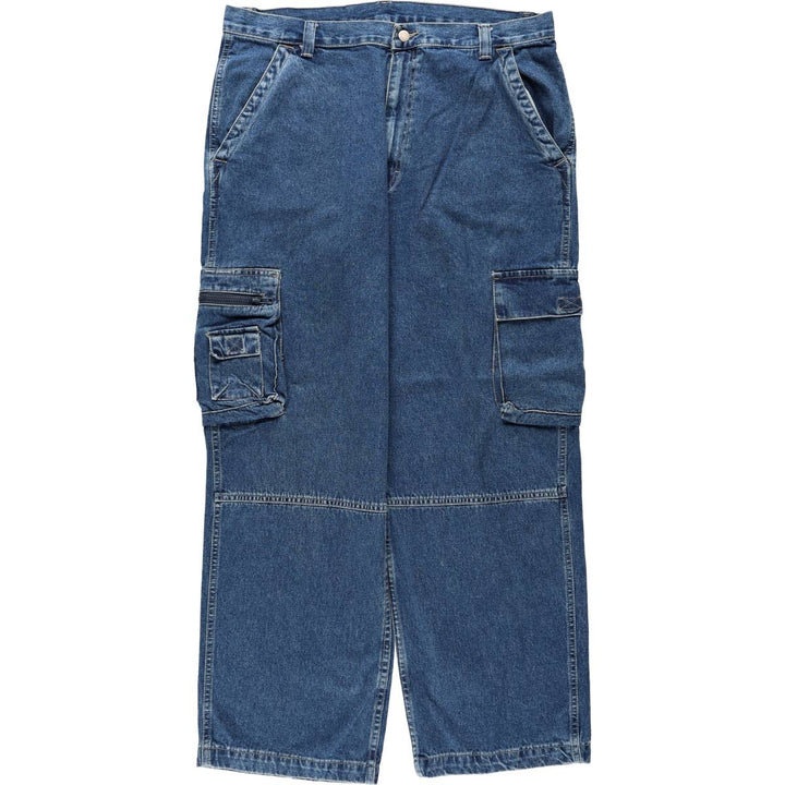 Wrangler denim cargo pants, men's size W38 (approx.) cotton blue type Vintage Second Hand