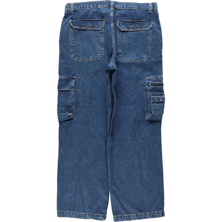 Wrangler denim cargo pants, men's size W38 (approx.) cotton blue type Vintage Second Hand