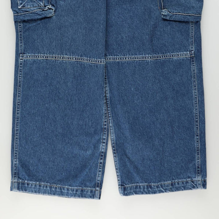 Wrangler denim cargo pants, men's size W38 (approx.) cotton blue type Vintage Second Hand