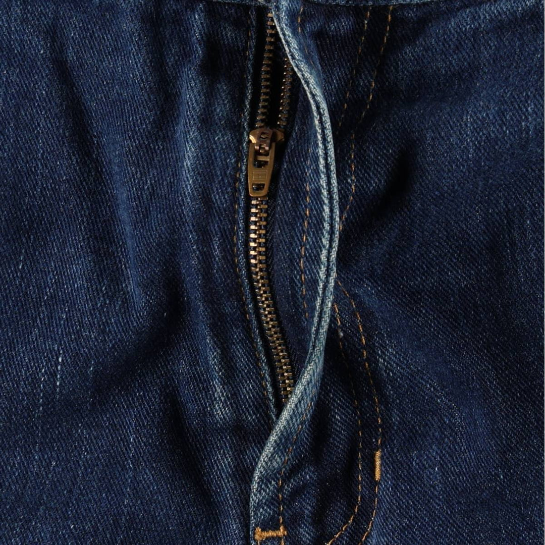 90'S Tommy Hilfiger tapered denim pants, men's size W36 (approx.) cotton blue type Vintage Second Hand