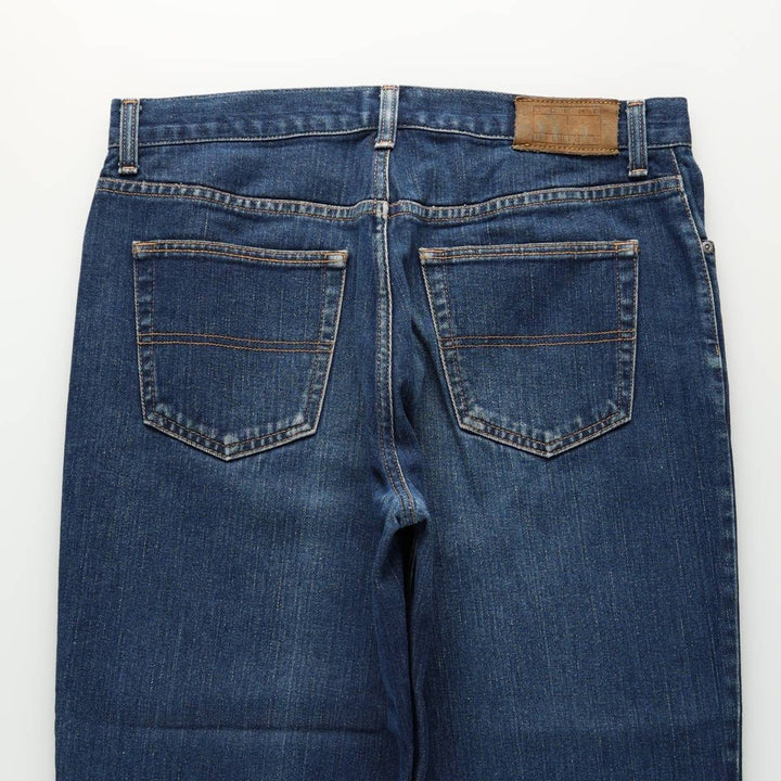 90'S Tommy Hilfiger tapered denim pants, men's size W36 (approx.) cotton blue type Vintage Second Hand
