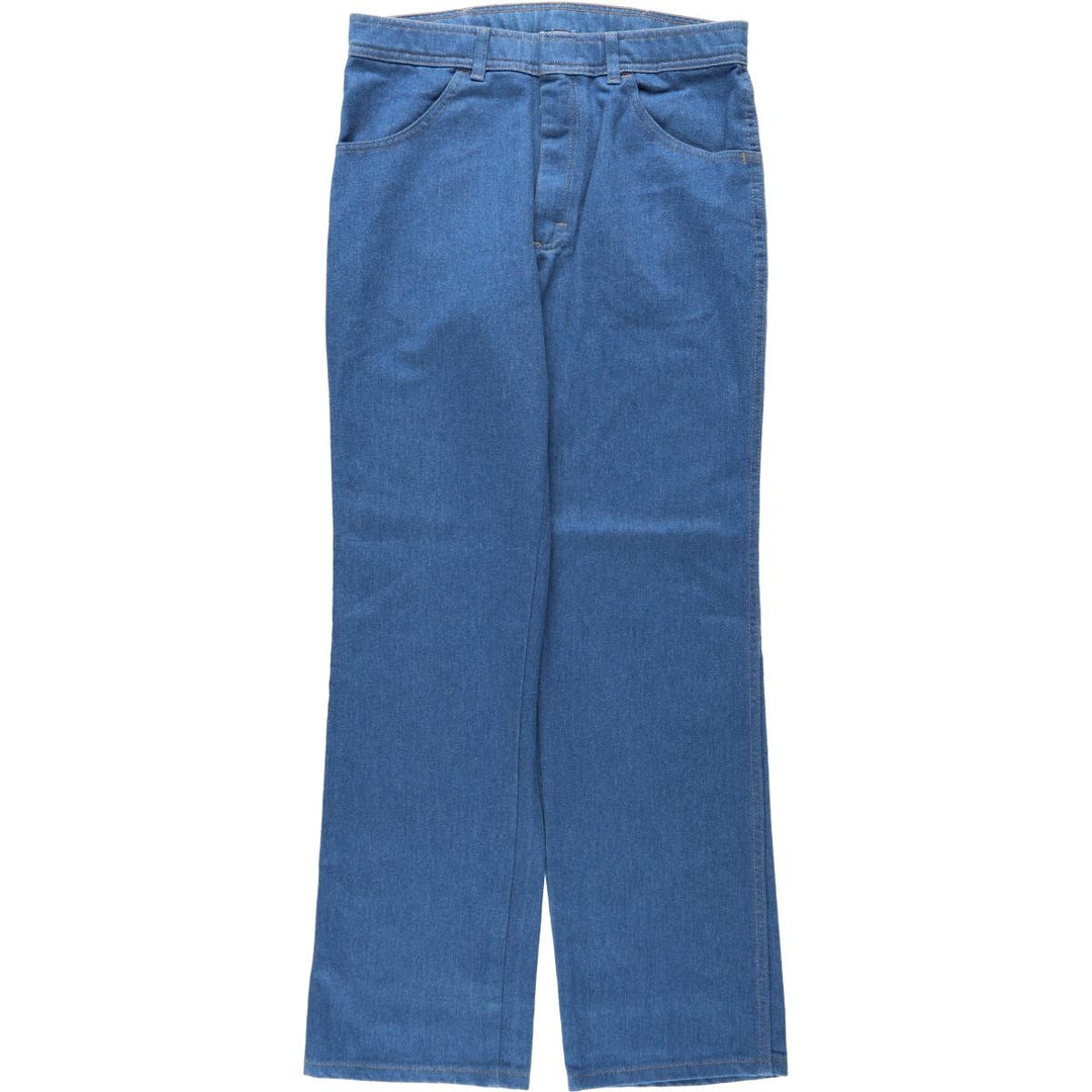 2000'S Wrangler Regular Fit Tapered Denim Pants, Men's Size W33 (approx.) cotton blue type Vintage Second Hand