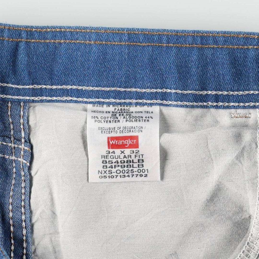 2000'S Wrangler Regular Fit Tapered Denim Pants, Men's Size W33 (approx.) cotton blue type Vintage Second Hand