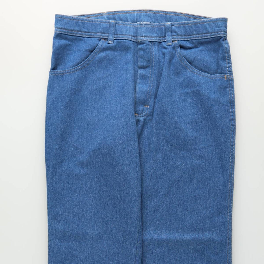 2000'S Wrangler Regular Fit Tapered Denim Pants, Men's Size W33 (approx.) cotton blue type Vintage Second Hand