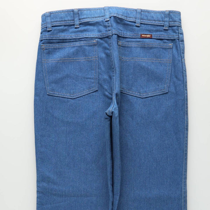 2000'S Wrangler Regular Fit Tapered Denim Pants, Men's Size W33 (approx.) cotton blue type Vintage Second Hand