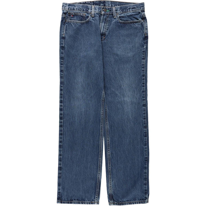 Tommy Hilfiger tapered denim pants, men's size W35 (approx.) cotton blue type Vintage Second Hand