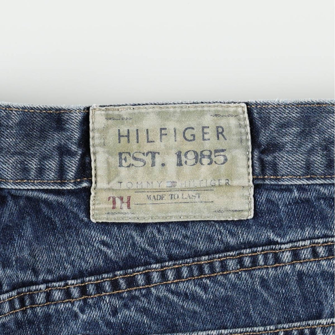 Tommy Hilfiger tapered denim pants, men's size W35 (approx.) cotton blue type Vintage Second Hand