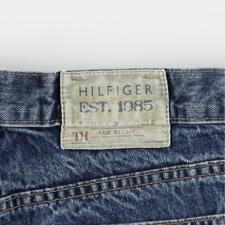 Tommy Hilfiger tapered denim pants, men's size W35 (approx.) cotton blue type Vintage Second Hand