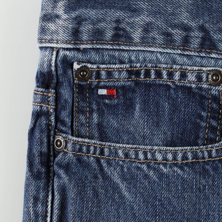 Tommy Hilfiger tapered denim pants, men's size W35 (approx.) cotton blue type Vintage Second Hand