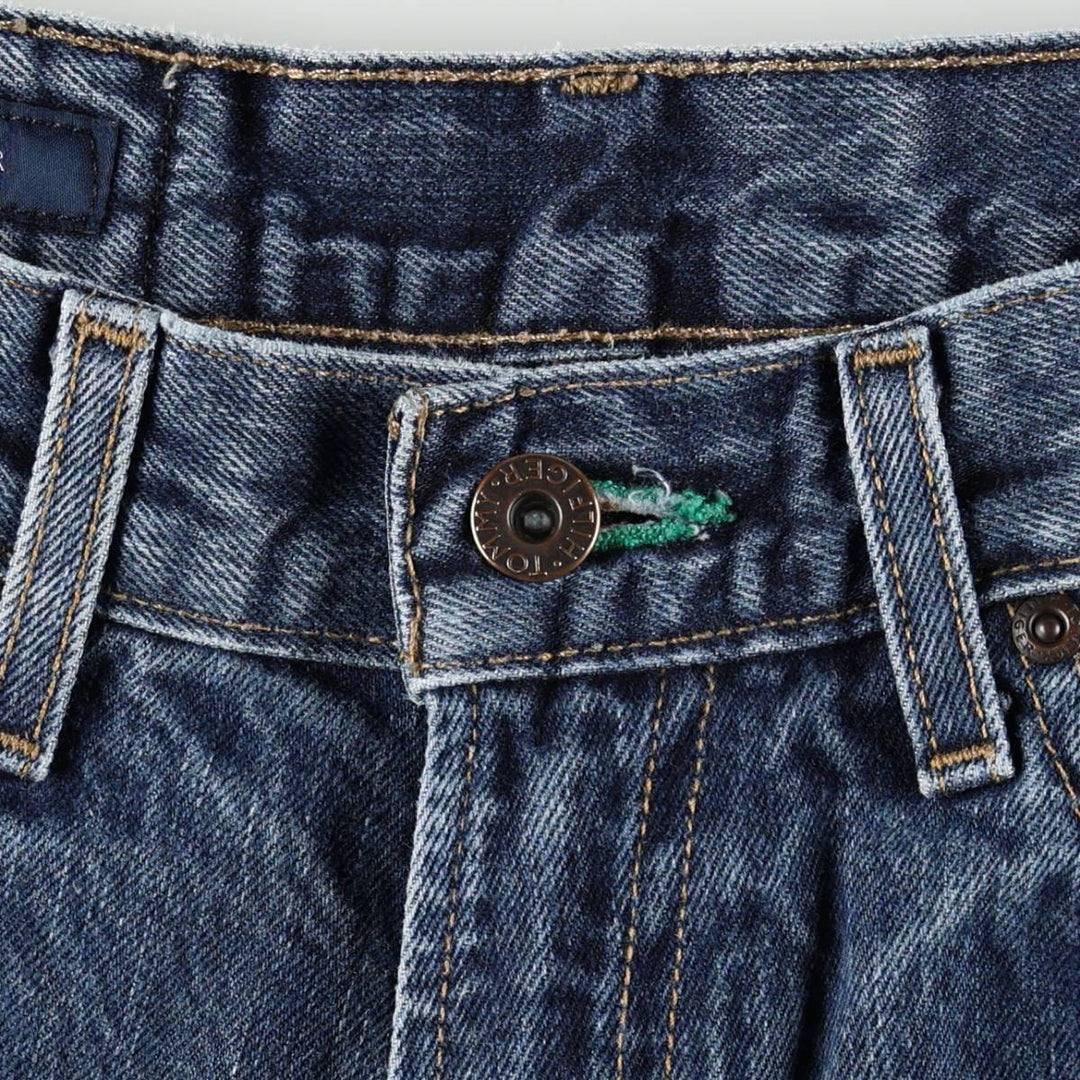 Tommy Hilfiger tapered denim pants, men's size W35 (approx.) cotton blue type Vintage Second Hand
