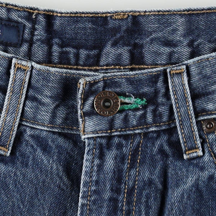 Tommy Hilfiger tapered denim pants, men's size W35 (approx.) cotton blue type Vintage Second Hand