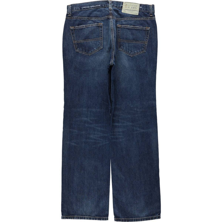 2000'S Tommy Hilfiger Straight Denim Pants, Men's W35 (approx.) unclear blue type Vintage Second Hand