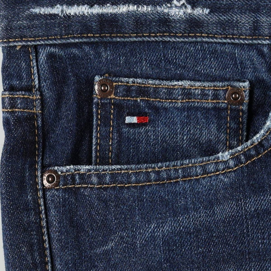2000'S Tommy Hilfiger Straight Denim Pants, Men's W35 (approx.) unclear blue type Vintage Second Hand