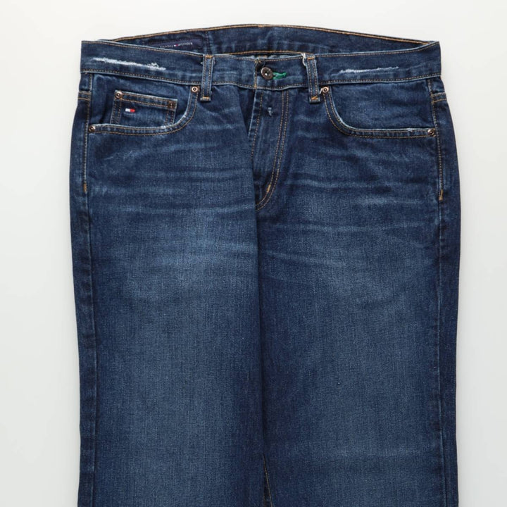 2000'S Tommy Hilfiger Straight Denim Pants, Men's W35 (approx.) unclear blue type Vintage Second Hand