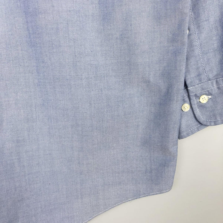 Brooks Brothers 346 long sleeve button-down shirt, men's size L Supima Cotton Blue type light blue Vintage Second Hand