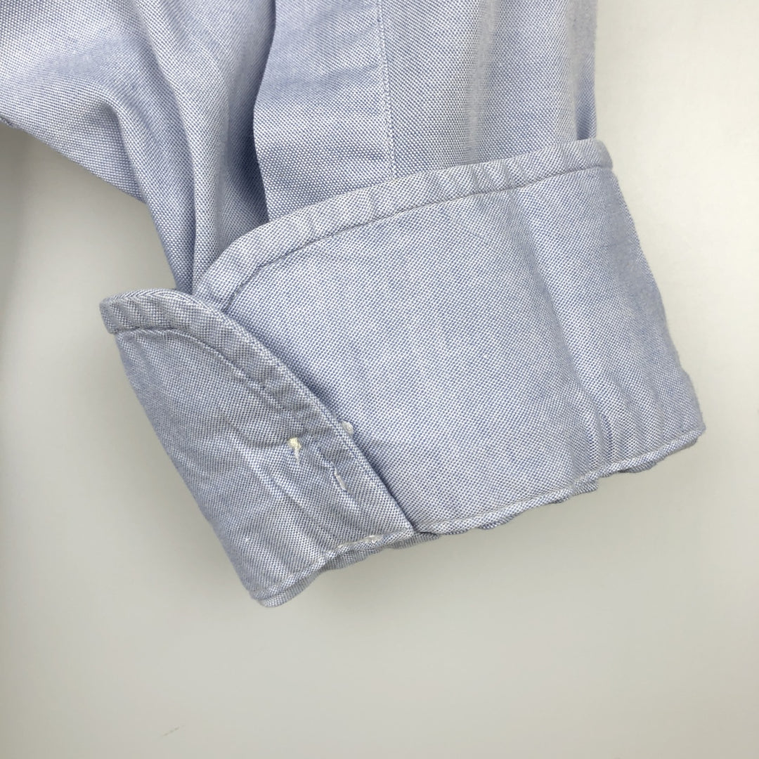 Brooks Brothers Est.1818 Long Sleeve Button-Down Shirt, Men's Size L cotton Blue type light blue Vintage Second Hand