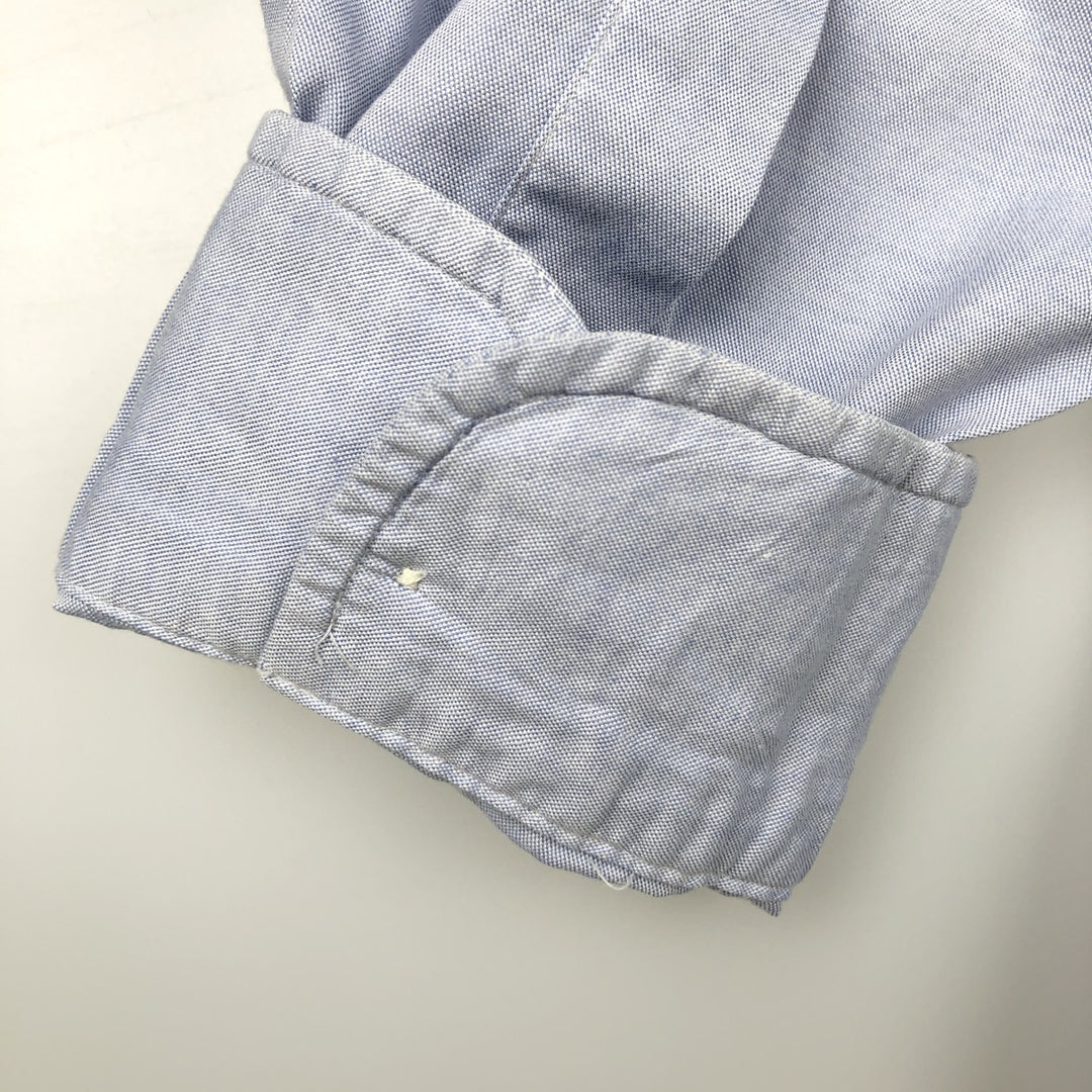 Brooks Brothers Est.1818 Long Sleeve Button-Down Shirt, Men's Size L cotton Blue type light blue Vintage Second Hand