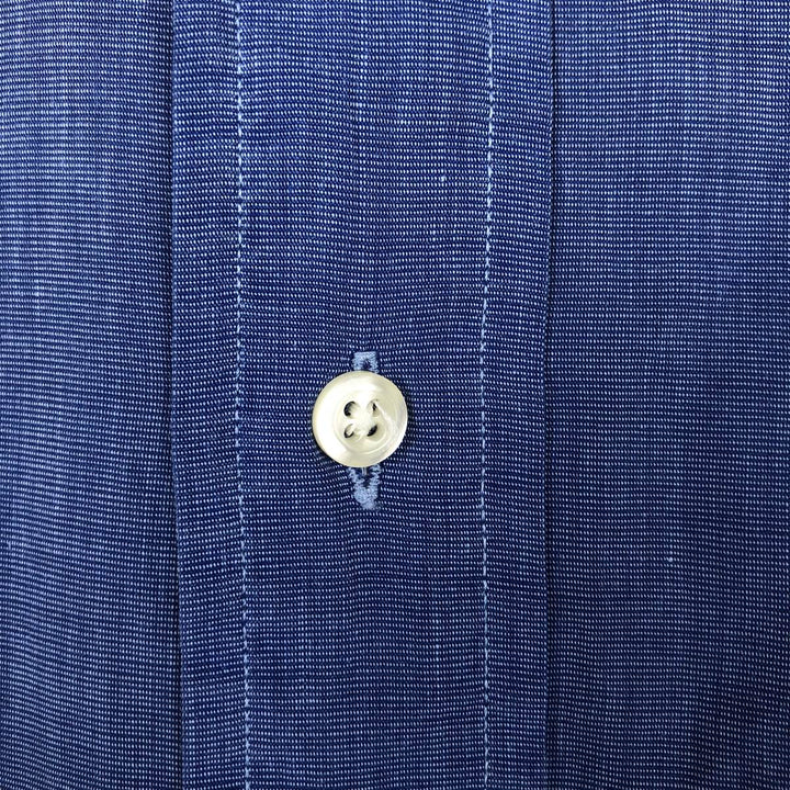 Brooks Brothers MAKERS Long Sleeve Button Down Shirt Made in USA Men's XL cotton blue type Vintage Second Hand
